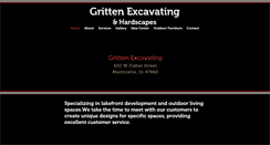Desktop Screenshot of grittenexcavating.com